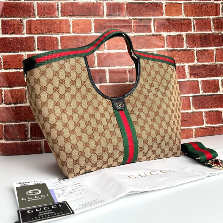 GUCCİ GİGLİO LARGE TOTE BAG SİYAH